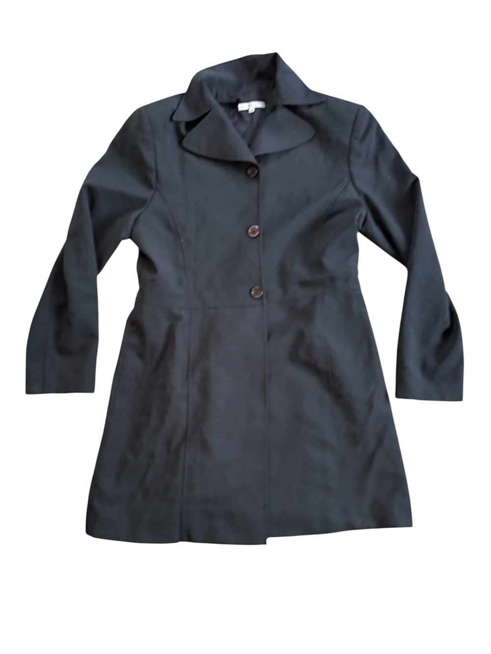 Windsor Black Tailored Trench Coat